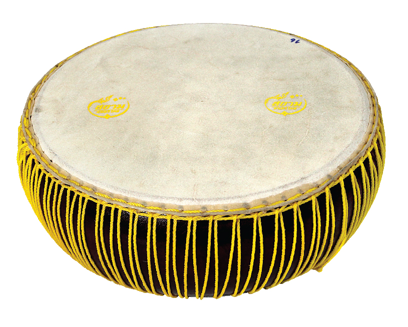 กลองรำมะนาลำตัดร้อยเชือก Rammana Drum Lamtad Wood 13x5inch 