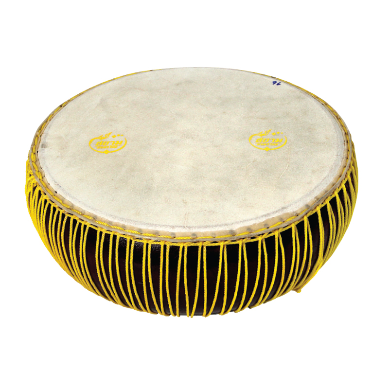 กลองรำมะนาลำตัดร้อยเชือก Rammana Drum Lamtad Wood 19x5.5inch 