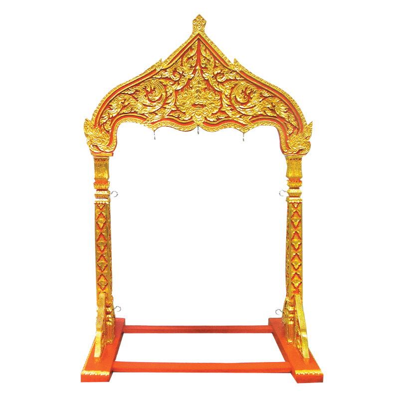 ขาตั้งโหม่งไม้ปิดทอง Mong Wood Stand GD100