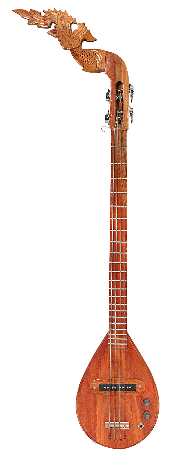 พิณเบสไฟฟ้า Phin Electric Bass Wood 115cm. 