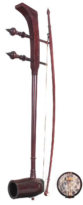 ซอด้วงชิงชันคันสีไนล่อน SorDuang Rosewood+NylonBow 72cm. 