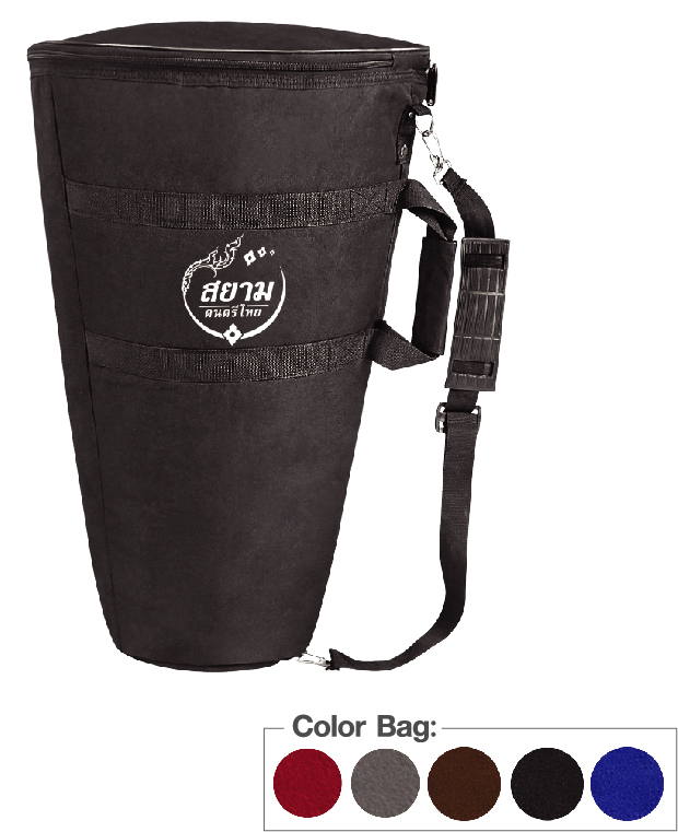 กระเป๋ากลองเจ้มเบ้ผ้าร่มบุฟองน้ำ Djembe Bag Deluxe 11x24inch 
